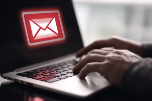 phishing simulation email example used for employee security training